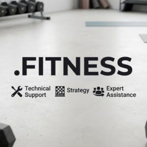 24/7 Technical Support, Strategy, and Expert Assistance- .FITNESS Domains