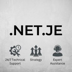 24/7 Technical Support, Strategy, and Expert Assistance- .NET.JE Domains