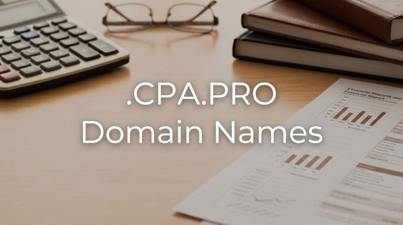 .CPA.PRO Domain Names