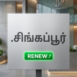 How to Renew a (.XN--CLCHC0EA0B2G2A9GCD) .சிங்கப்பூர் Domain with Zero Downtime