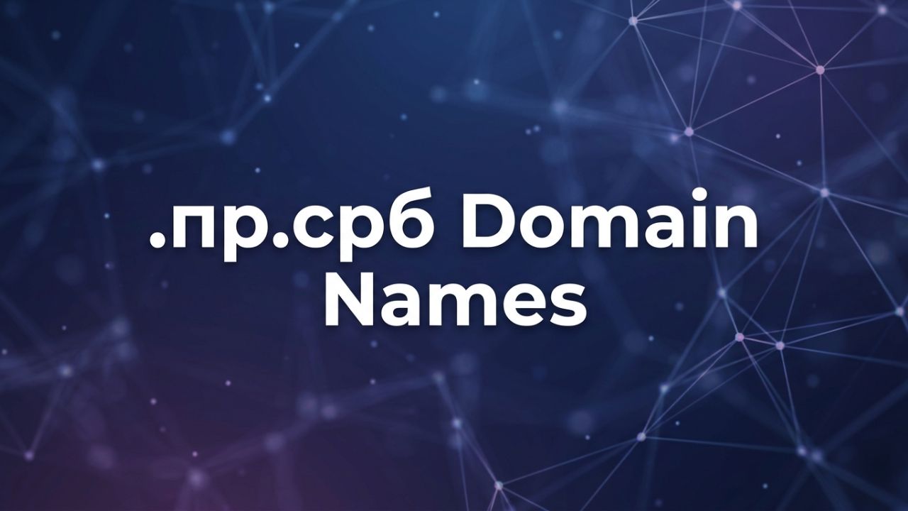 (.XN--O1AC.XN--90A3AC) .пр.срб Domain Names