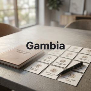 Define your brand and target audience in Gambia