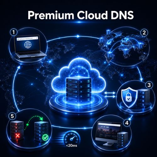 How Our Premium Cloud DNS Works Step by Step How Our Premium Cloud DNS Works Step by Step