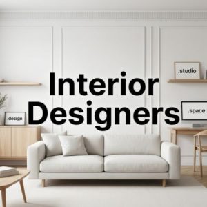 Modern Interior Designers are using new domain extensions