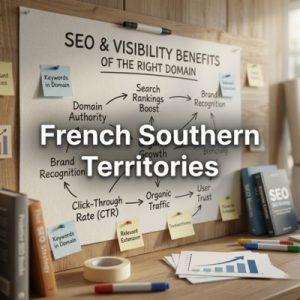 SEO and visibility benefits of the right domain in French Southern Territories